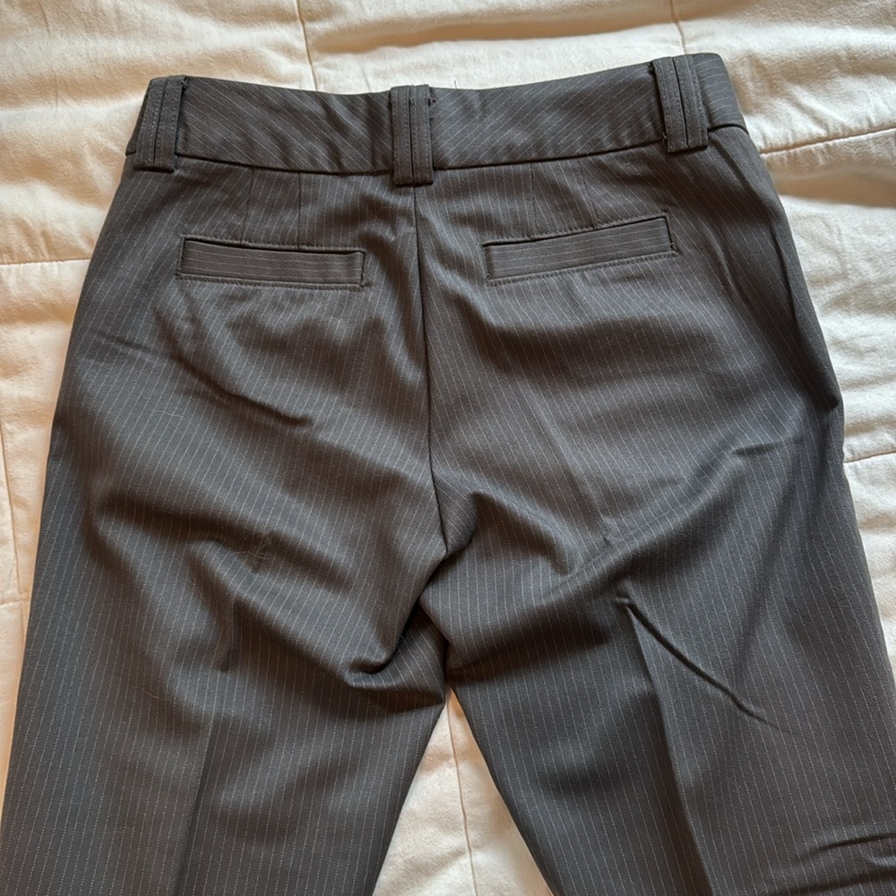 Pinstripe Grey Dress Pants - Picture 4 of 4
